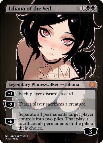 Mtg liliana del velo - mtg,