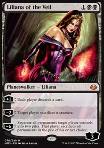 Mtg liliana the veil - mtg,
