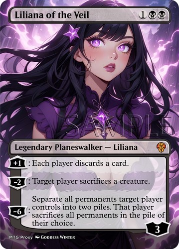 Mtg liliana del velo - mtg, carta