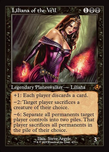 Mtg liliana the veil 475 - of,